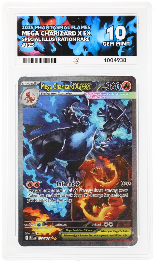 Mega Charizard X ex - Phantasmal Flames - 125/094 - Special Illustration Rare ACE 10