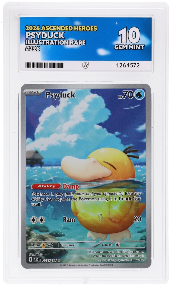 Psyduck - Ascended Heroes - 226/217 - Illustration Rare - Ace 10