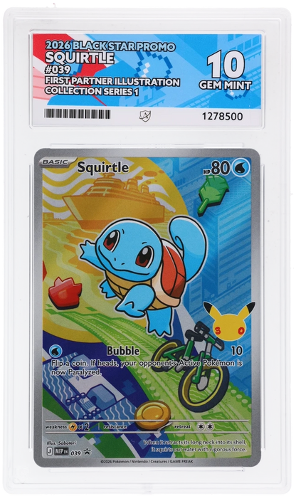 Squirtle - Black Star Promo - 039 - First Partner Illustration Collection Series 1