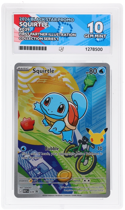 Squirtle - Black Star Promo - 039 - First Partner Illustration Collection Series 1