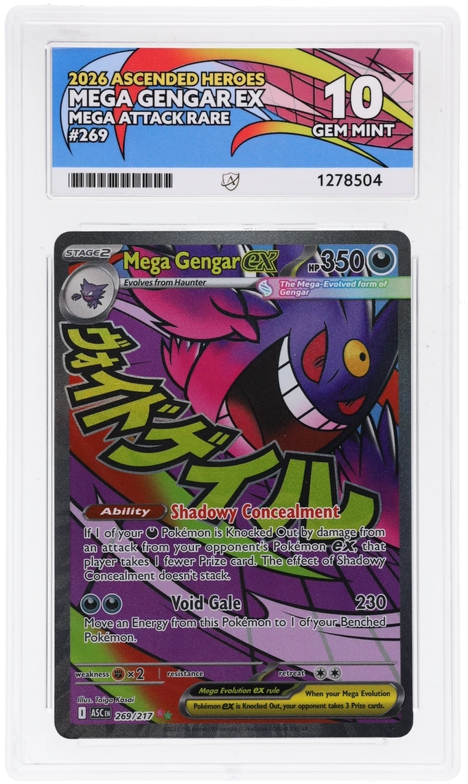 Mega Gengar ex - Ascended Heroes - 269/217 - Mega Attack Rare