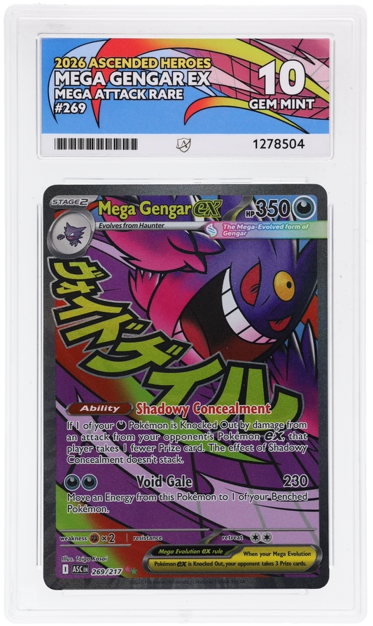 Mega Gengar ex - Ascended Heroes - 269/217 - Mega Attack Rare