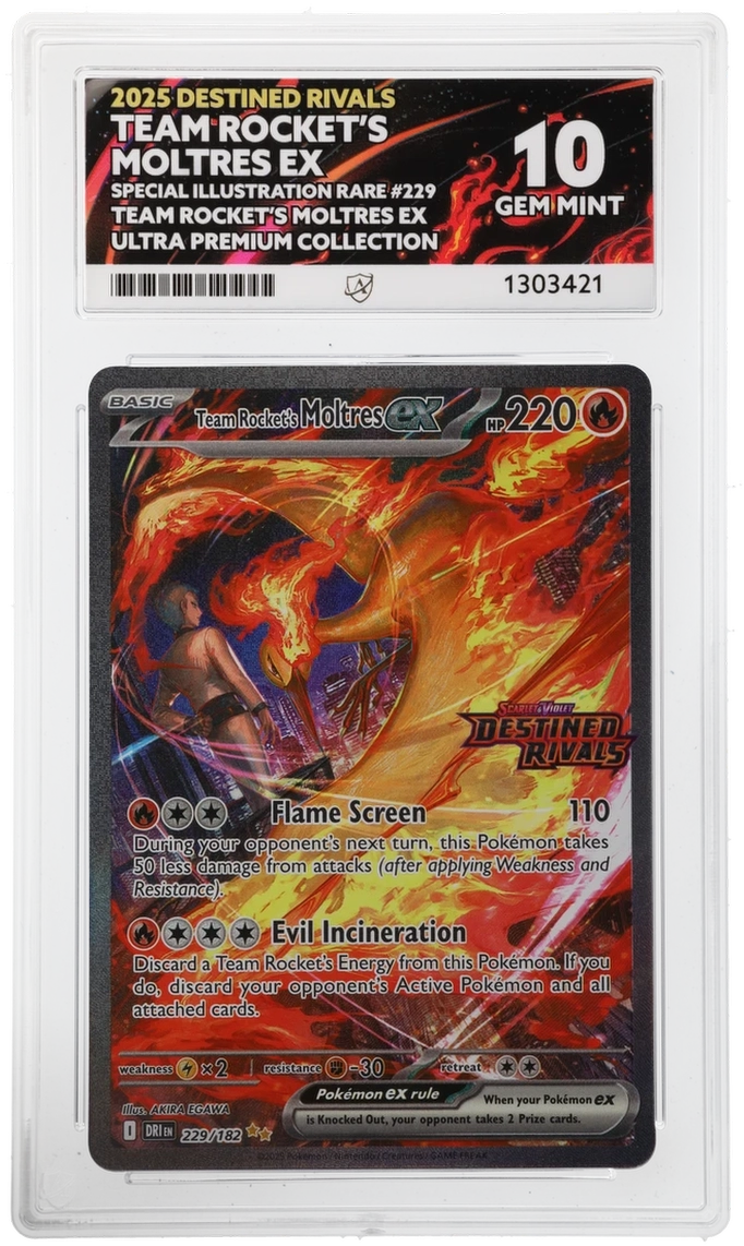 Team Rocket's Moltres ex - Destined Rivals - 229/182 - Special Illustration Rare - Team Rocket's Moltres ex Ultra Premium Collection