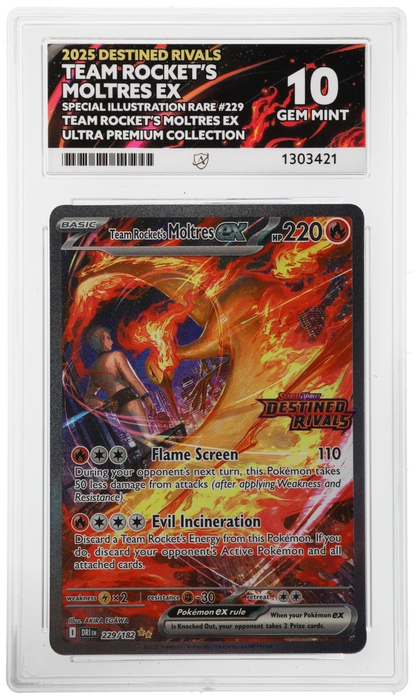 Team Rocket's Moltres ex - Destined Rivals - 229/182 - Special Illustration Rare - Team Rocket's Moltres ex Ultra Premium Collection