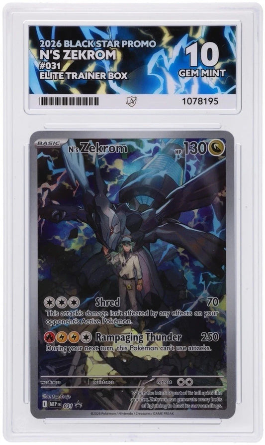 N’s Zekrom 031 Ace 10 Black Star Promo ETB Ascended Heroes Pokemon